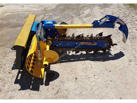 skid steer with trencher|used trenchers for skid steers.